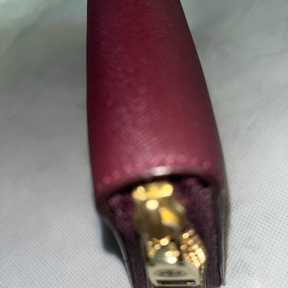 Like New, Tory Burch Burgundy Wristlet - Picture 14 of 14